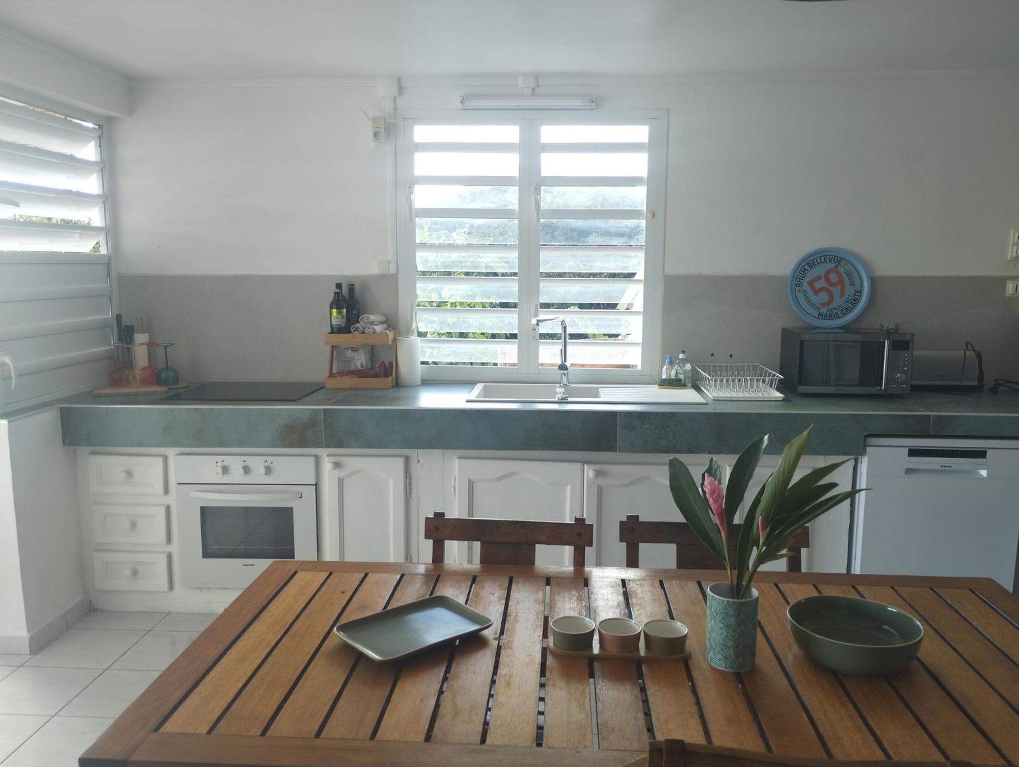 Bas De Villa Vue Mer Avec Deux Chambres Grand-Bourg  Ngoại thất bức ảnh